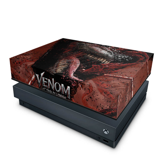 Xbox One X Capa Anti Poeira - Venom Tempo de Carnificina