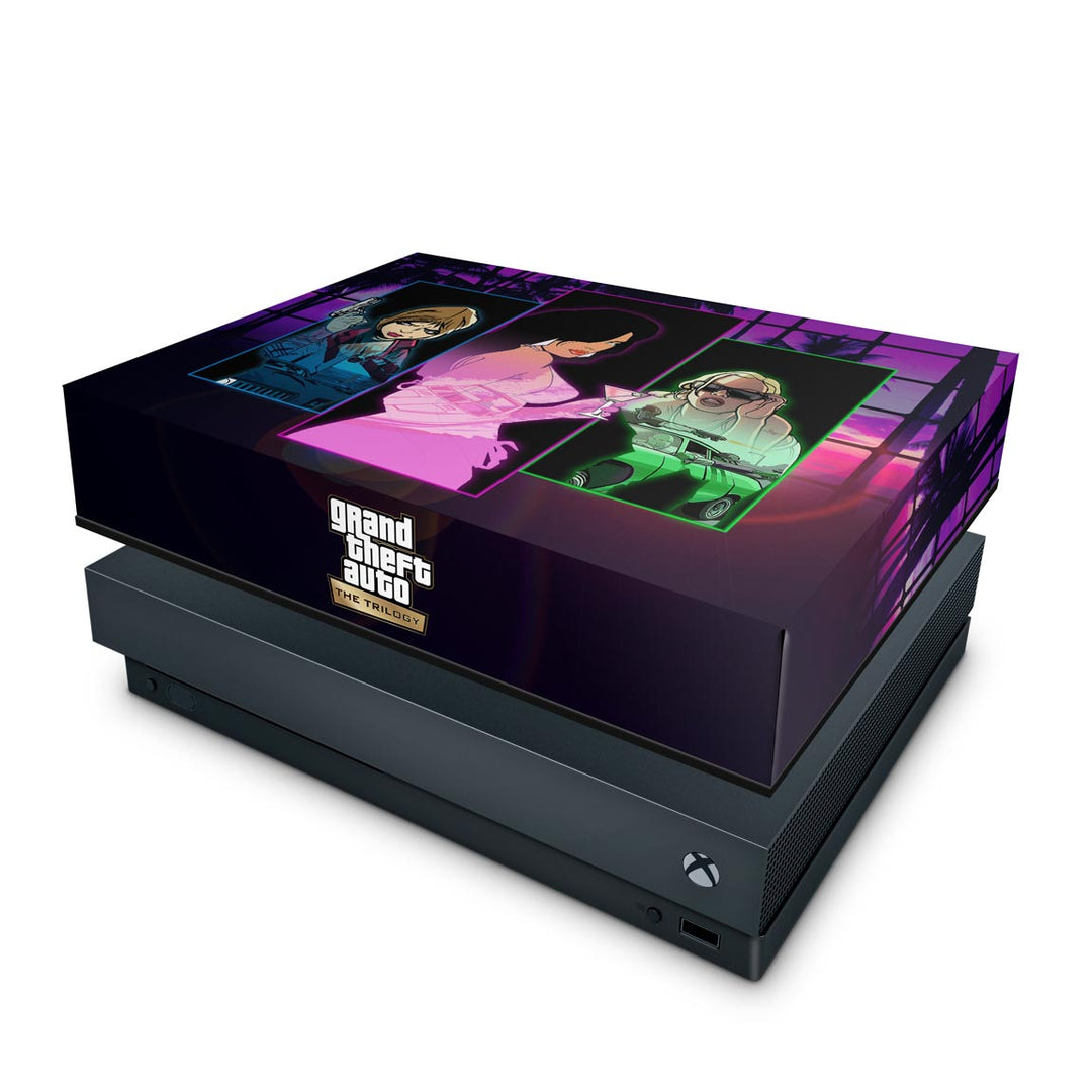 Capa Anti Poeira Xbox One X - GTA The Trilogy