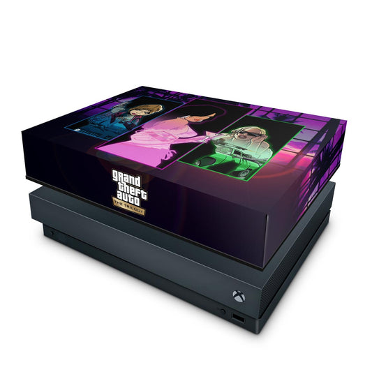 Xbox One X Capa Anti Poeira - GTA The Trilogy