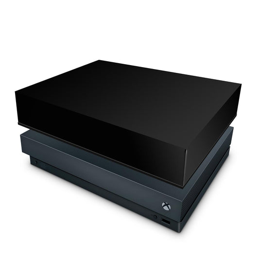 Xbox One X Capa Anti Poeira - Preta All Black