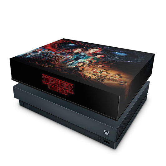 Xbox One X Capa Anti Poeira - Stranger Things