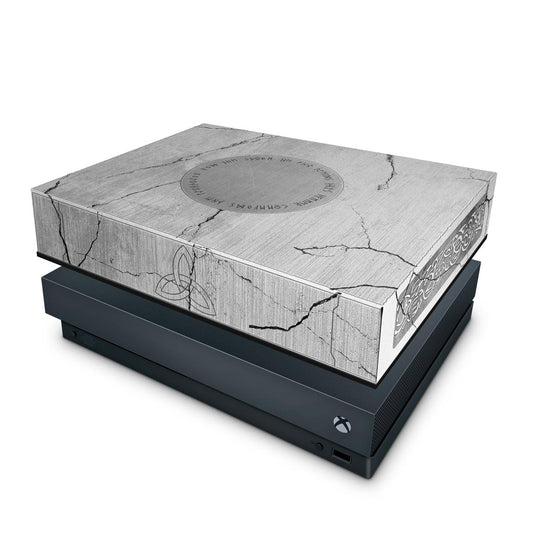 Xbox One X Capa Anti Poeira - Mjolnir Thor Amor e Trovão
