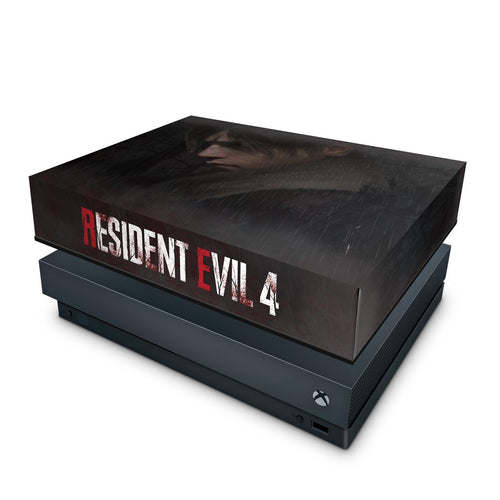 Capa Anti Poeira Xbox One X - Resident Evil 4 Remake
