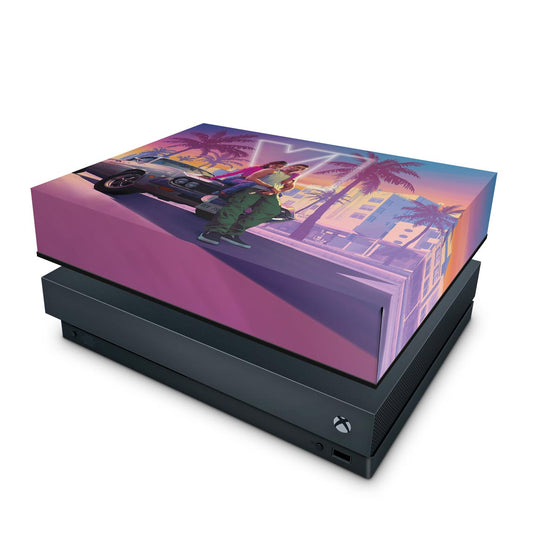 Xbox One X Capa Anti Poeira - GTA 6 VI