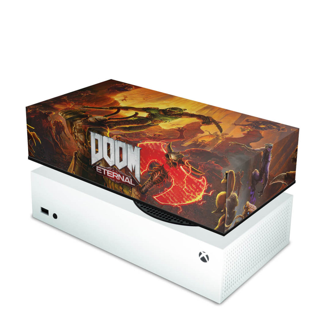 Capa Anti Poeira Xbox Series S Horizontal - Doom Eternal