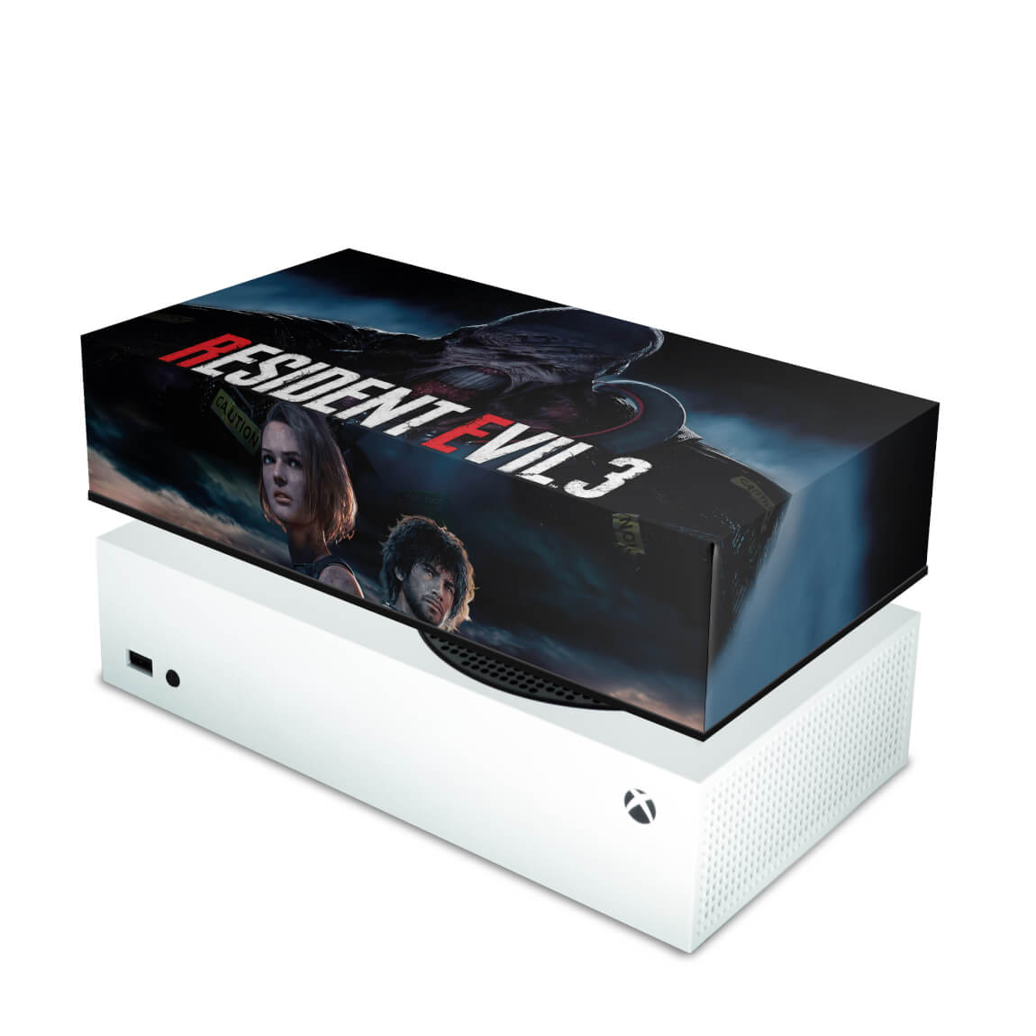 Capa Anti Poeira Xbox Series S Horizontal - Resident Evil 3 Remake