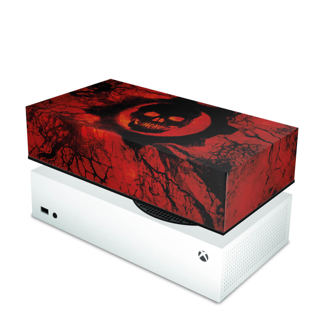 Capa Anti Poeira Xbox Series S Horizontal - Gears of War - Skull