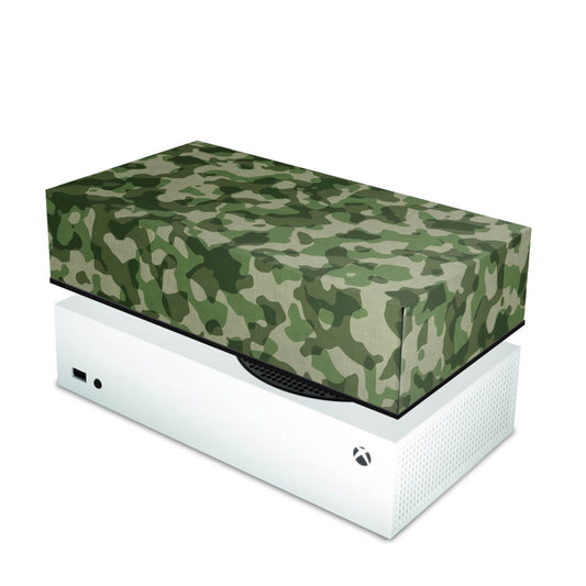 Xbox Series S Capa Anti Poeira Horizontal - Camuflado Verde