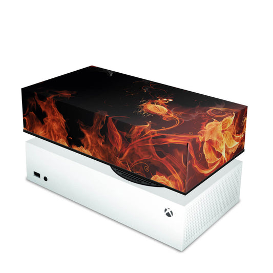 Xbox Series S Capa Anti Poeira Horizontal - Fire Flower