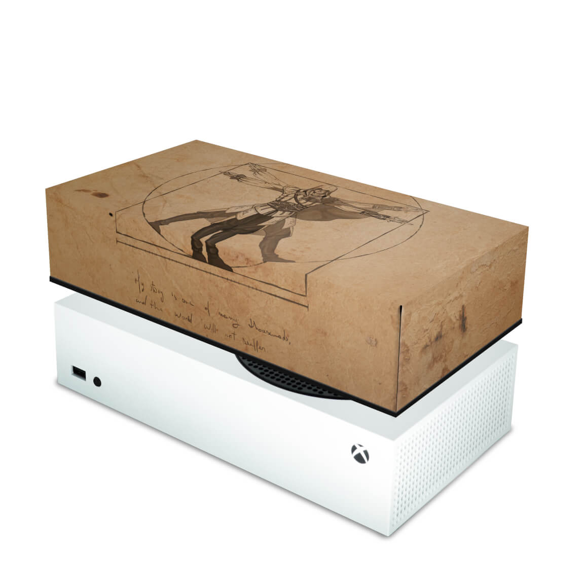 Capa Anti Poeira Xbox Series S Horizontal - Assassin’S Creed Vitruviano