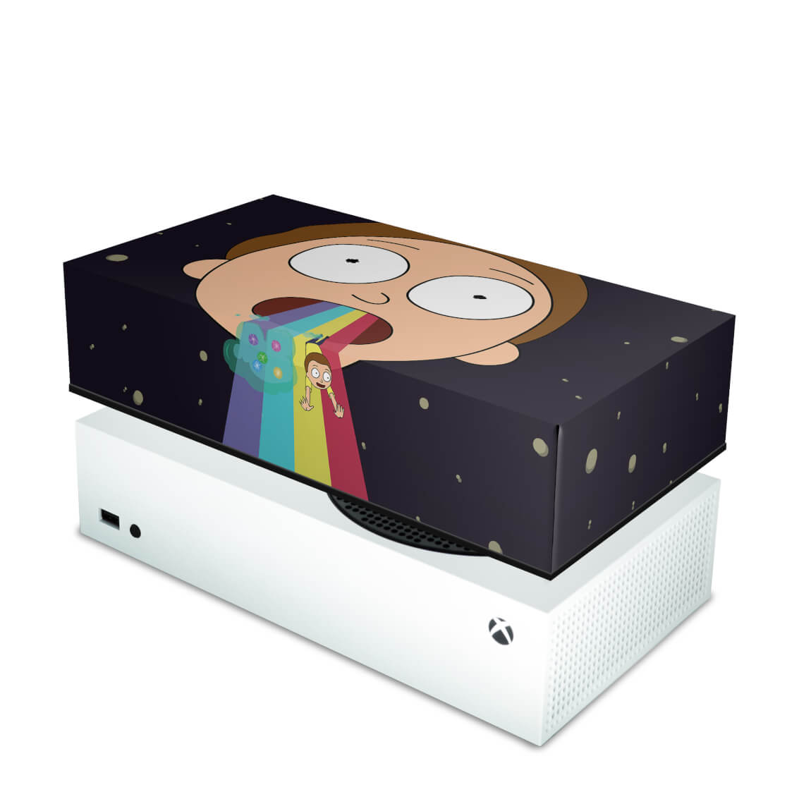 Capa Anti Poeira Xbox Series S Horizontal - Morty Rick And Morty