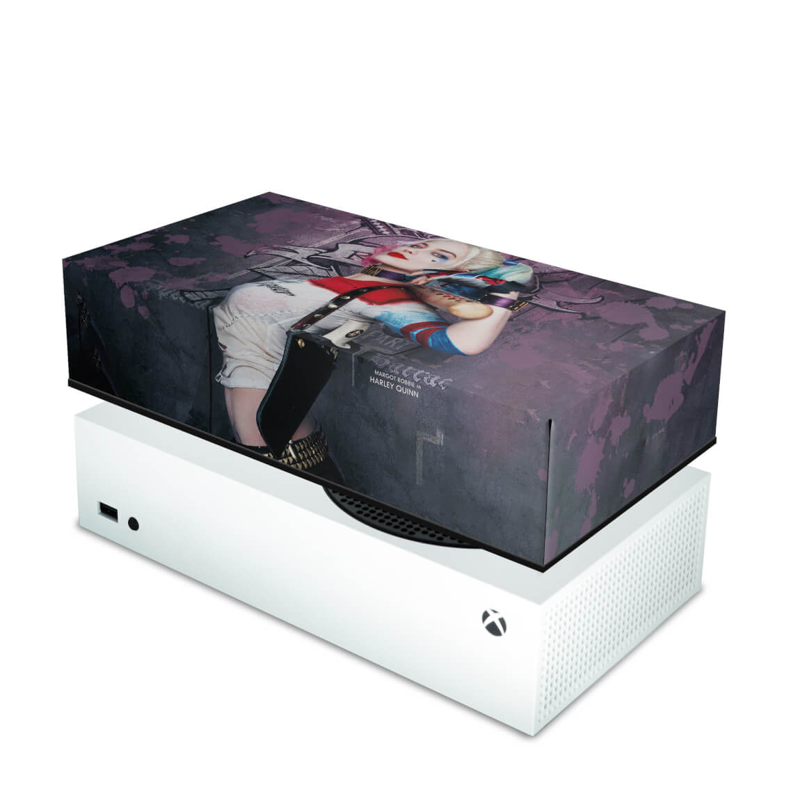 Capa Anti Poeira Xbox Series S Horizontal - Arlequina Harley Quinn