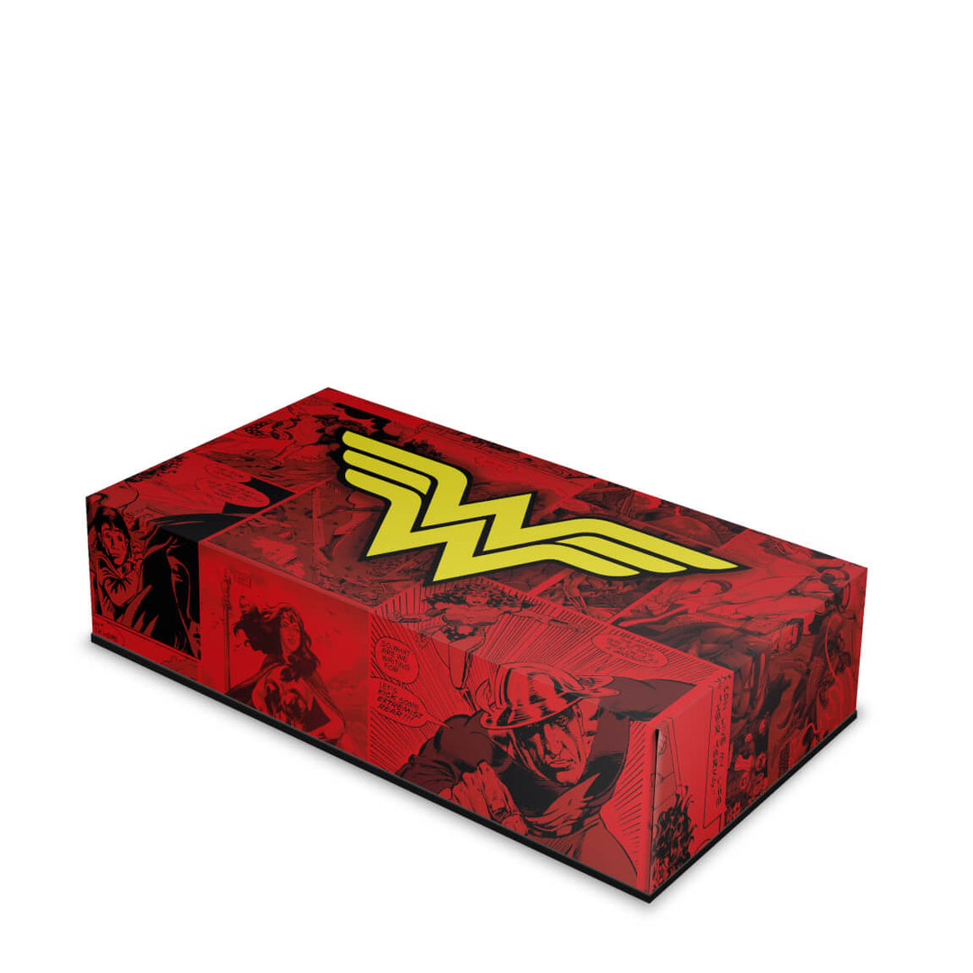 Capa Anti Poeira Xbox Series S Horizontal - Mulher Maravilha Comics - Pop Arte Skins - foto 2