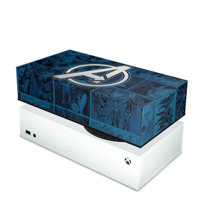 Capa Anti Poeira Xbox Series S Horizontal - Avengers Vingadores Comics
