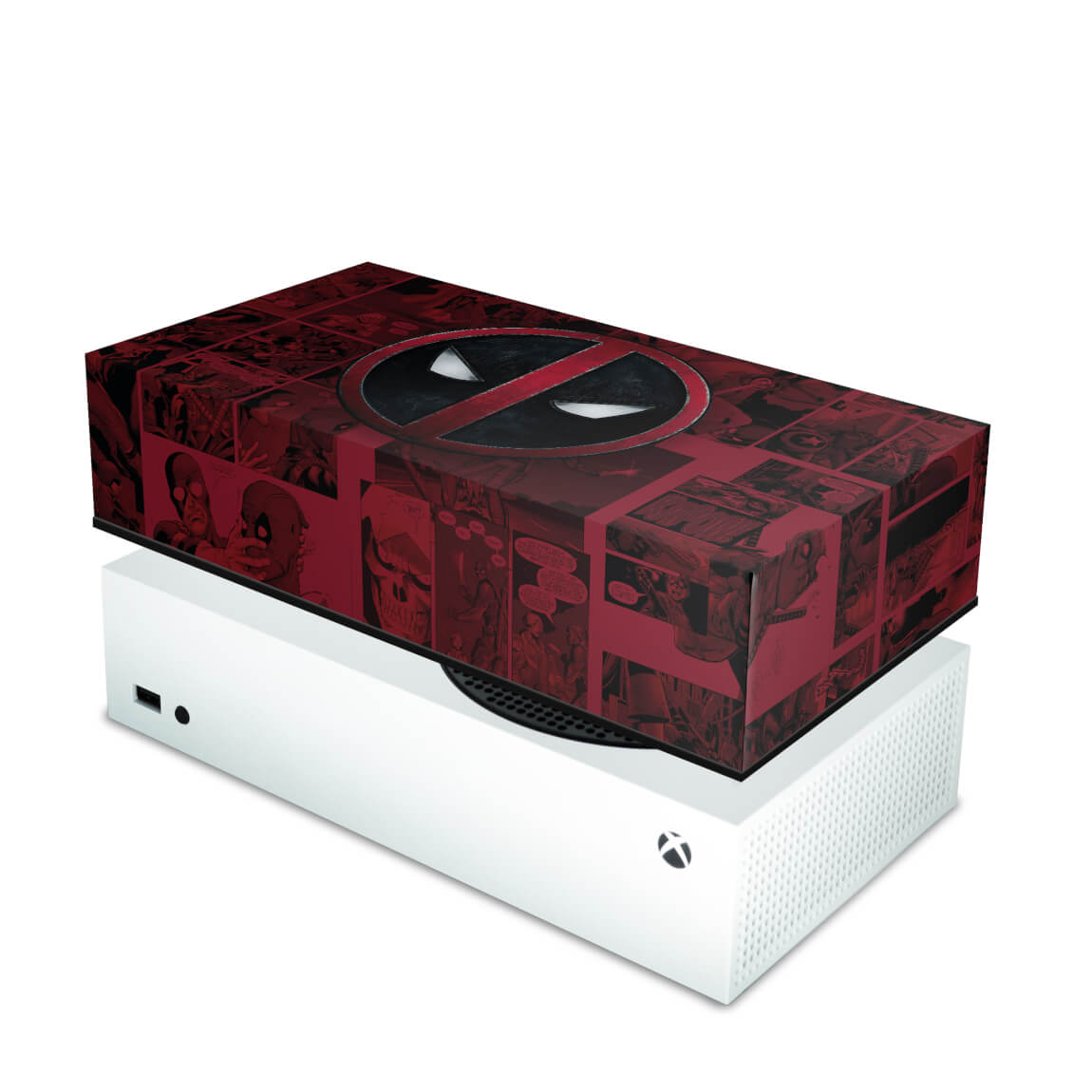 Capa Anti Poeira Xbox Series S Horizontal - Deadpool Comics