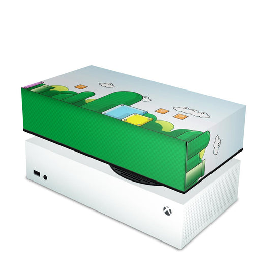 Xbox Series S Capa Anti Poeira Horizontal - Super Mario Bros