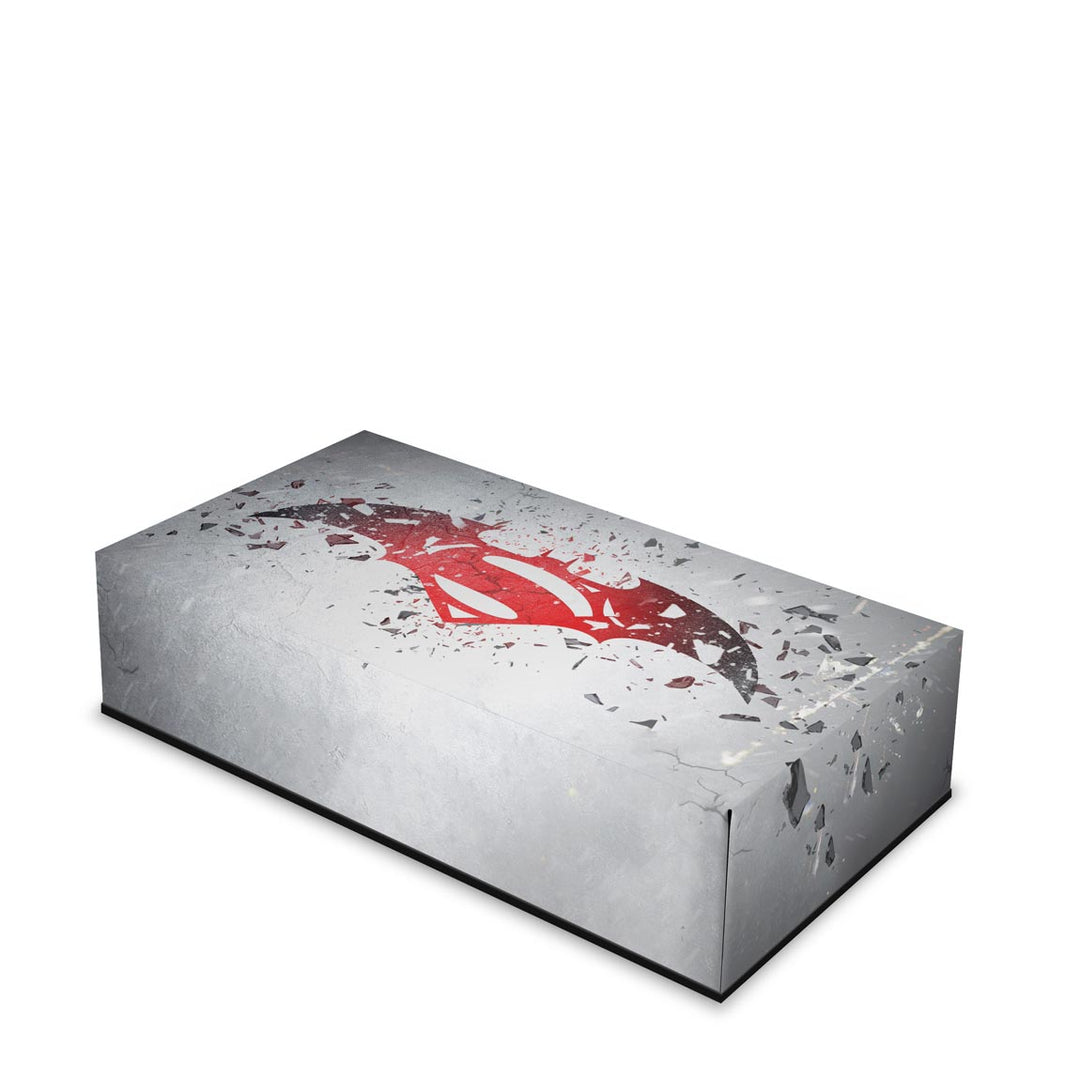 Capa Anti Poeira Xbox Series S Horizontal - Batman Vs Superman Logo - Pop Arte Skins - foto 2