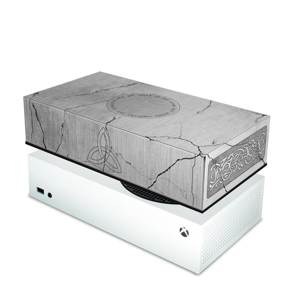Xbox Series S Capa Anti Poeira Horizontal - Mjolnir Thor Amor e Trovão