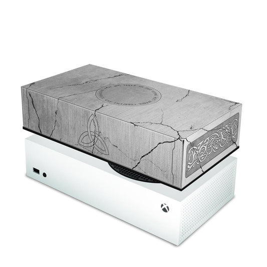 Xbox Series S Capa Anti Poeira Horizontal - Mjolnir Thor Amor e Trovão