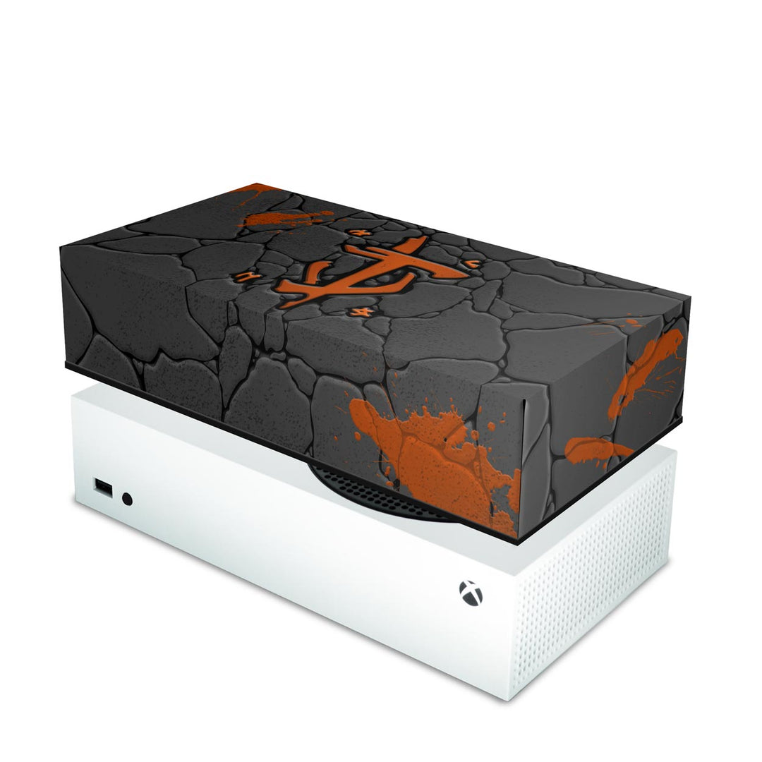 Capa Anti Poeira Xbox Series S Horizontal - Doom: The Dark Ages - Pop Arte Skins