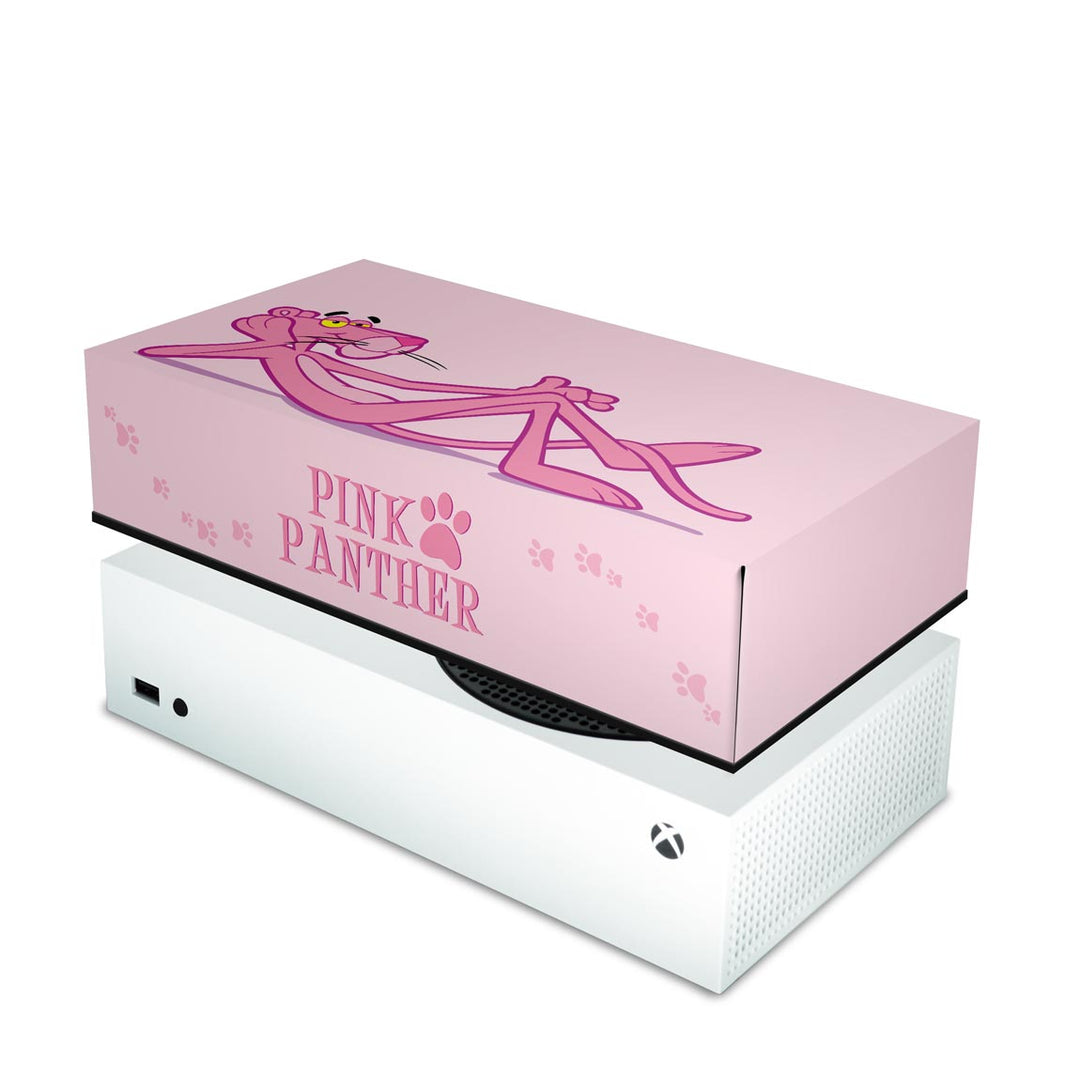 Capa Anti Poeira Xbox Series S Horizontal - Pantera Cor de Rosa - Pop Arte Skins