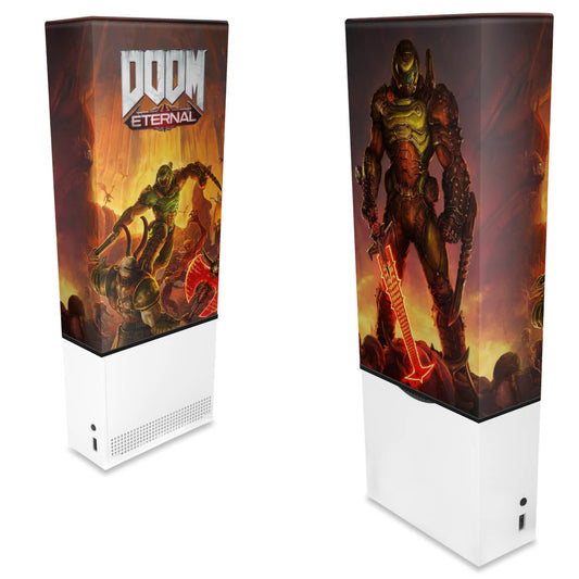 Capa Xbox Series S Anti Poeira Vertical - Doom Eternal