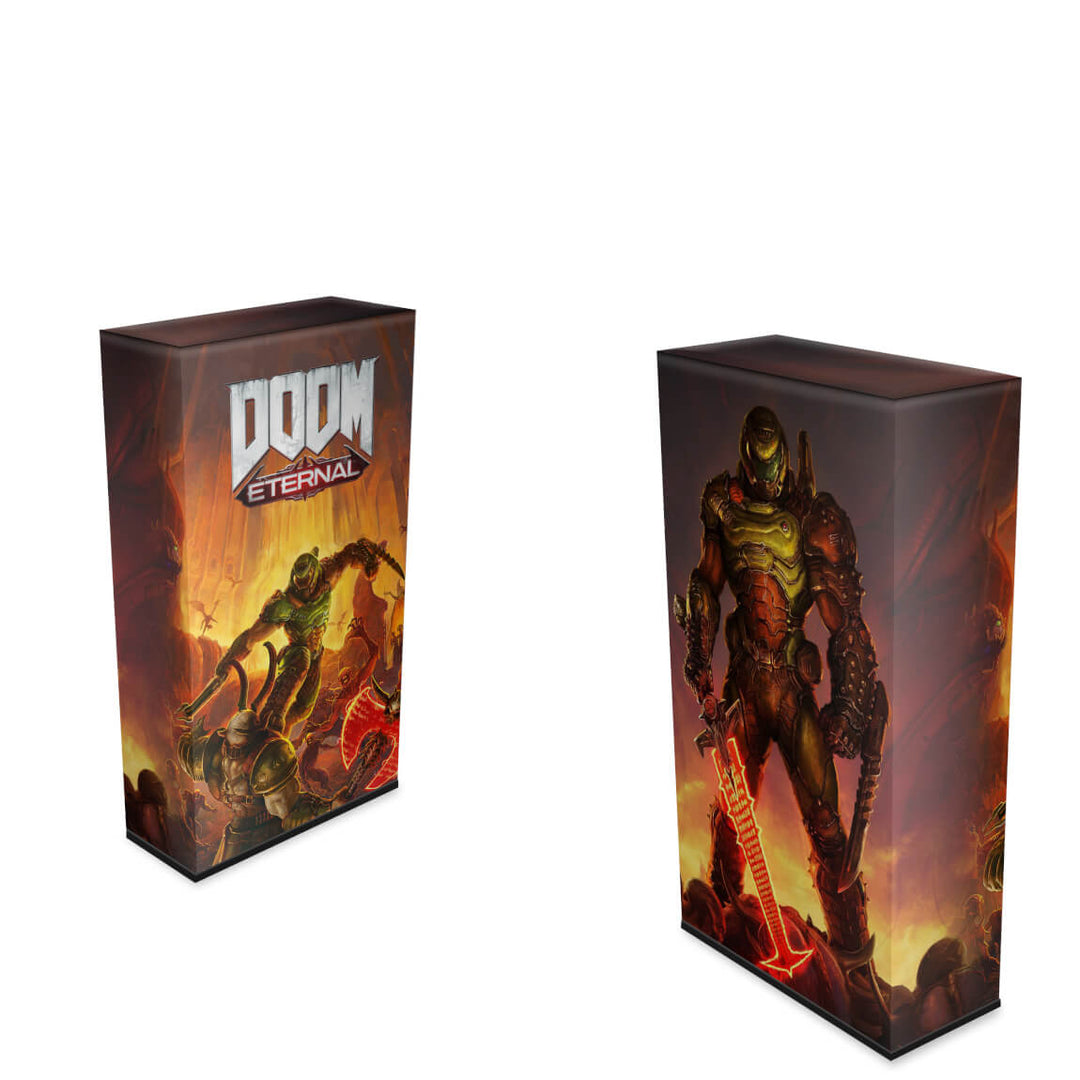 Capa Anti Poeira Xbox Series S Vertical - Doom Eternal - Pop Arte Skins - foto 2