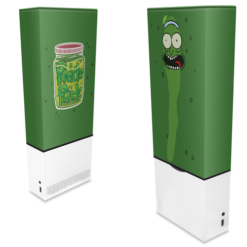 Capa Anti Poeira Xbox Series S Vertical - Pickle Rick And Morty