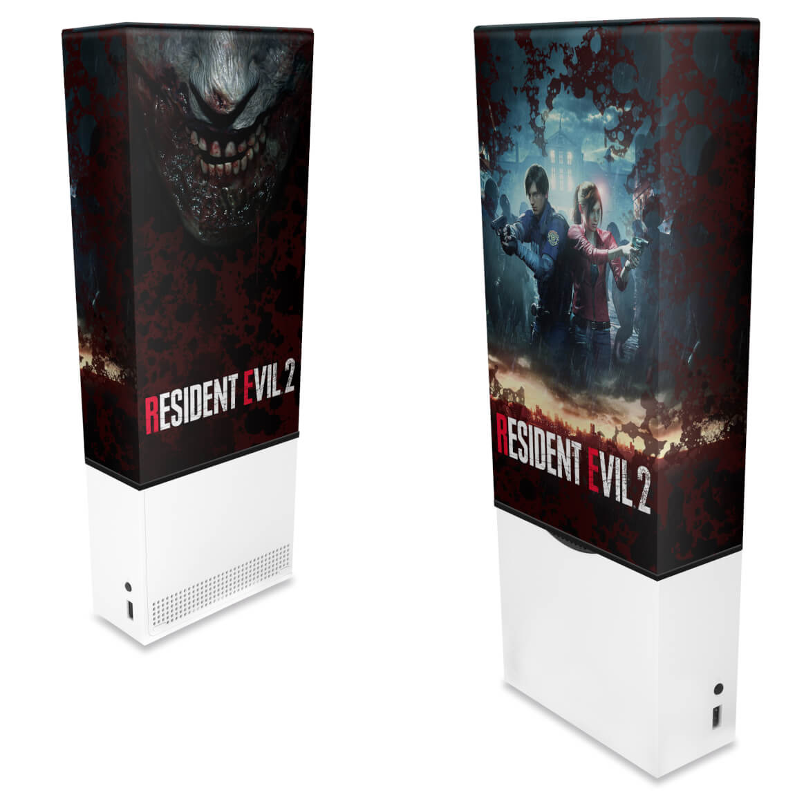 Capa Anti Poeira Xbox Series S Vertical - Resident Evil 2 Remake