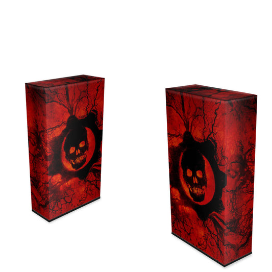 Capa Xbox Series S Anti Poeira Vertical - Gears of War - Skull
