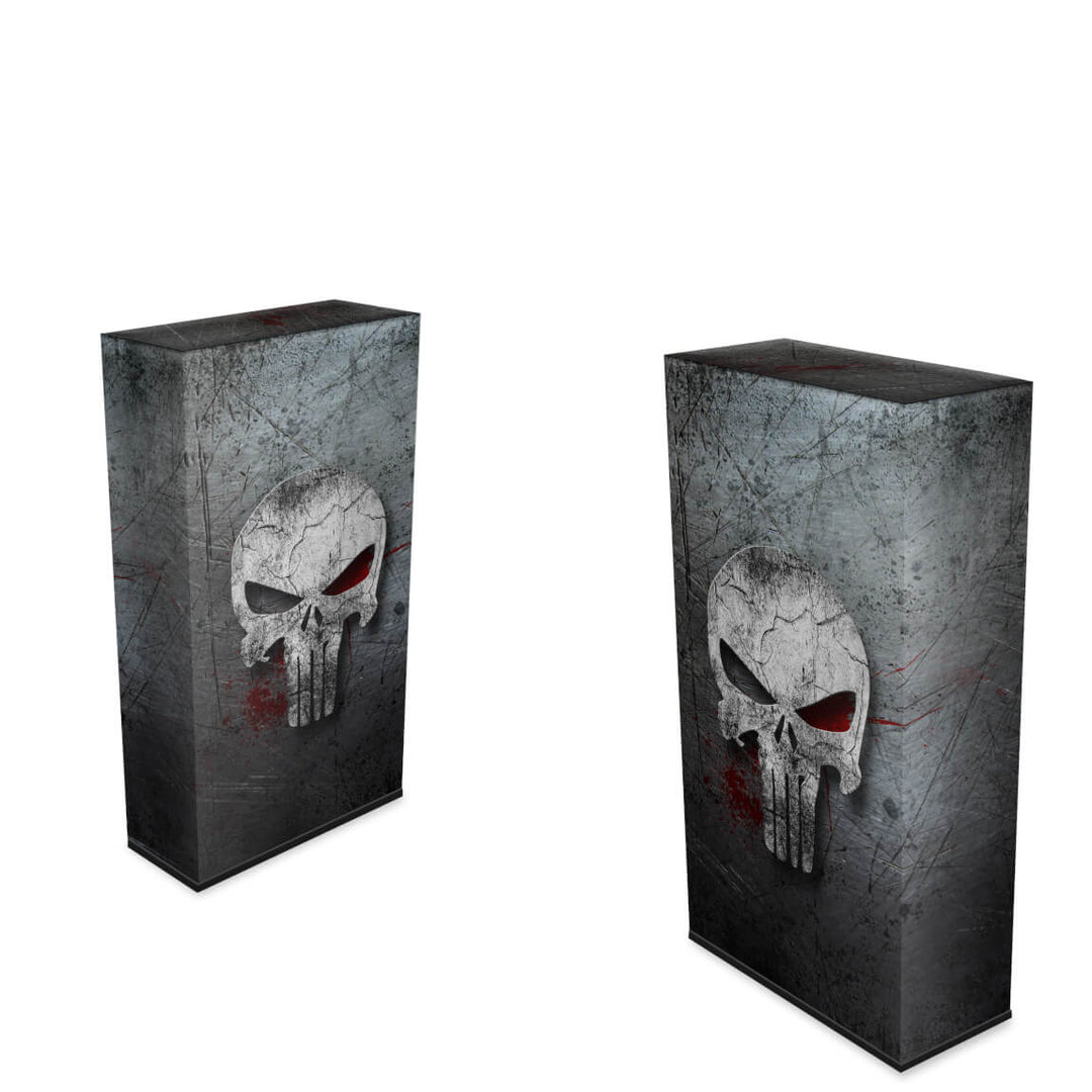 Capa Anti Poeira Xbox Series S Vertical - The Punisher Justiceiro - Pop Arte Skins - foto 2