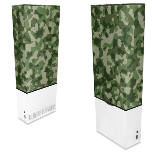 Capa Anti Poeira Xbox Series S Vertical - Camuflado Verde