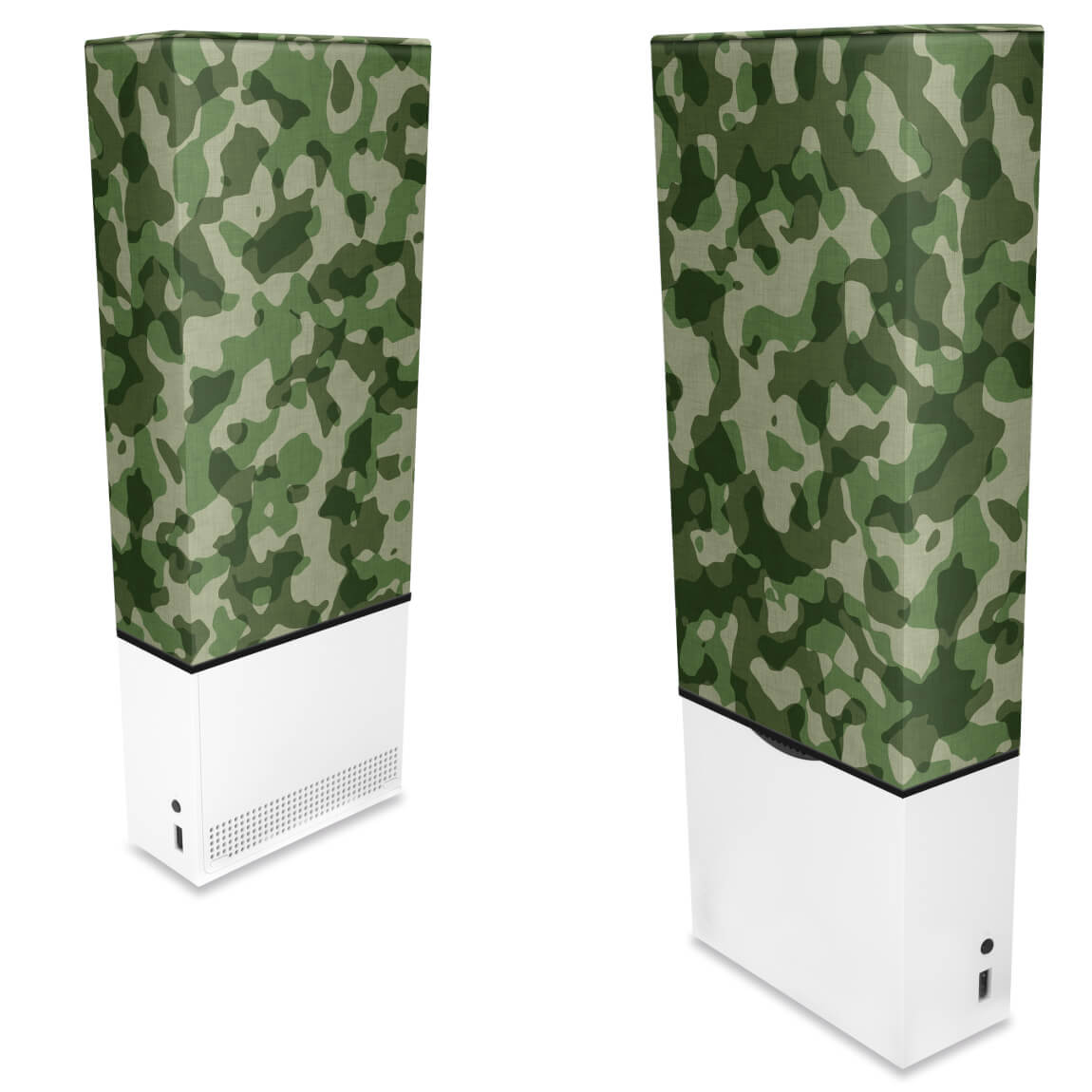 Capa Xbox Series S Anti Poeira Vertical - Camuflado Verde