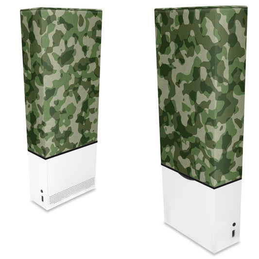 Capa Xbox Series S Anti Poeira Vertical - Camuflado Verde