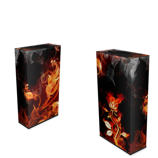 Capa Xbox Series S Anti Poeira Vertical - Fire Flower