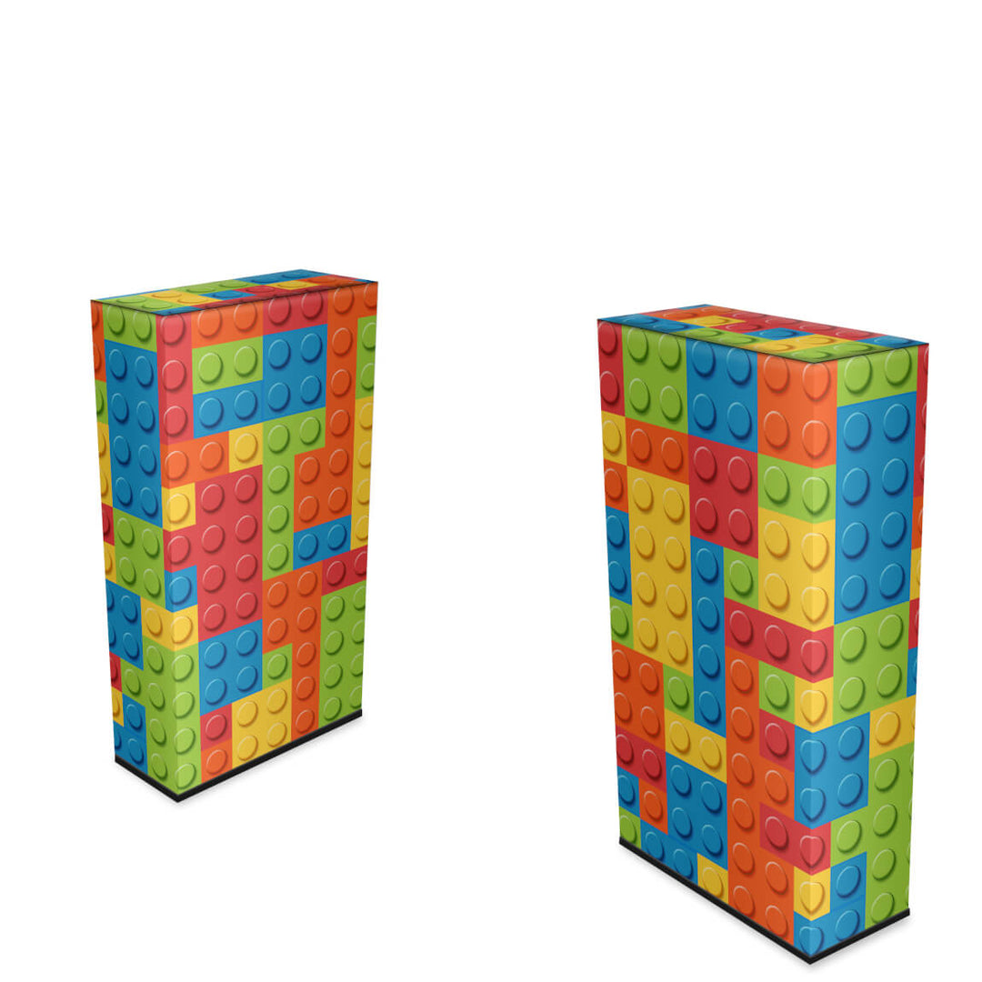 Capa Anti Poeira Xbox Series S Vertical - Lego Peça - Pop Arte Skins - foto 2