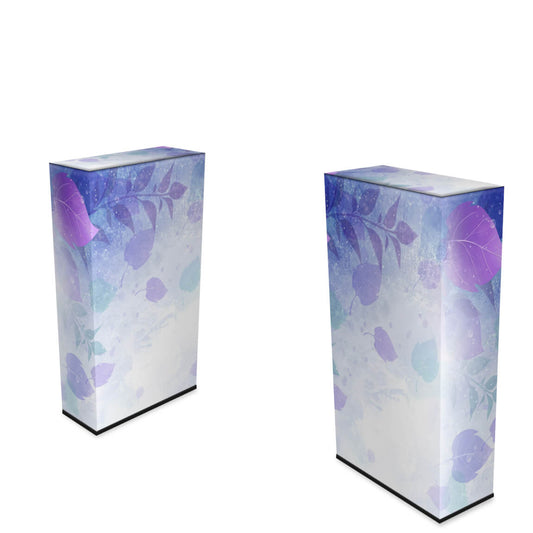 Capa Xbox Series S Anti Poeira Vertical - Folhas Lilás