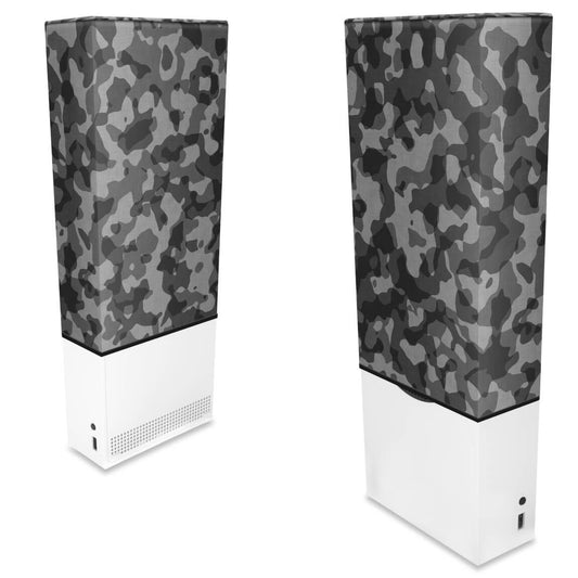 Capa Xbox Series S Anti Poeira Vertical - Camuflado Cinza
