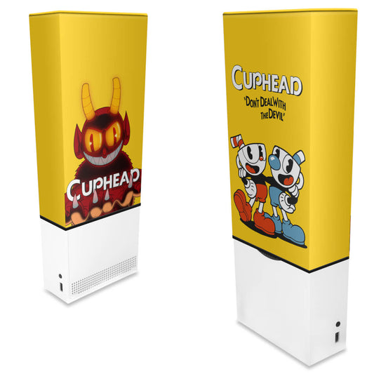 Capa Xbox Series S Anti Poeira Vertical - Cuphead