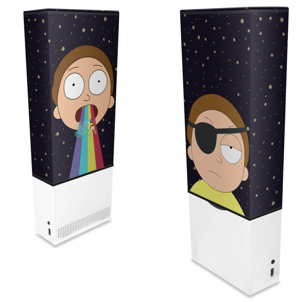 Capa Anti Poeira Xbox Series S Vertical - Morty Rick And Morty