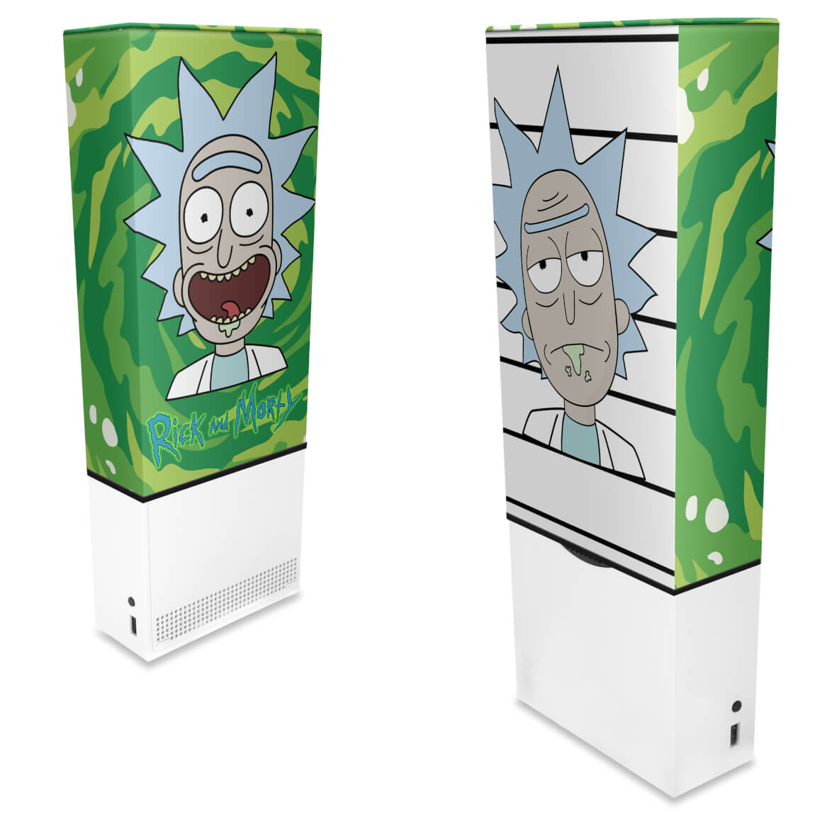 Capa Anti Poeira Xbox Series S Vertical - Rick And Morty