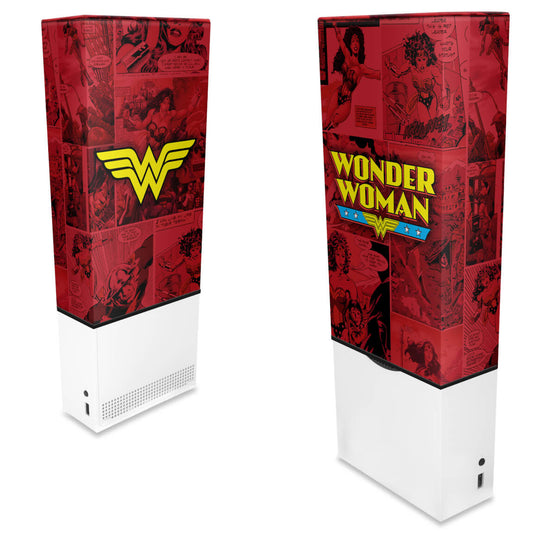 Capa Xbox Series S Anti Poeira Vertical - Mulher Maravilha Comics