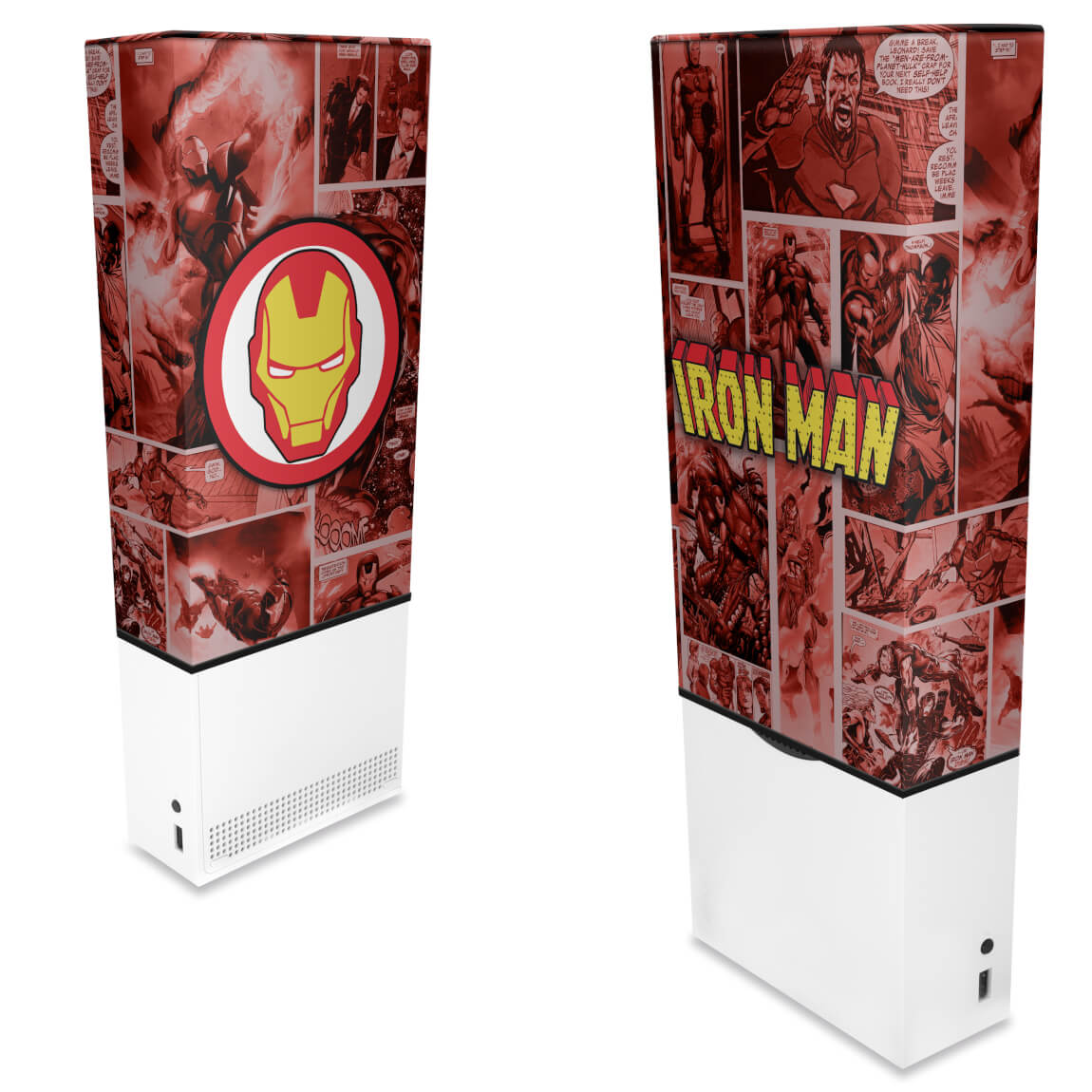 Capa Anti Poeira Xbox Series S Vertical - Homem De Ferro Comics