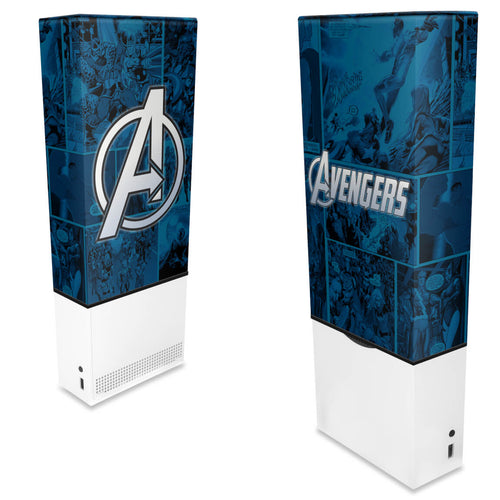 Capa Anti Poeira Xbox Series S Vertical - Avengers Vingadores Comics