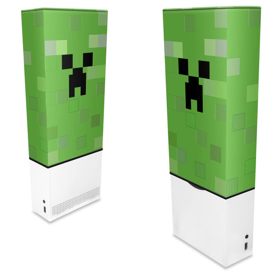 Capa Xbox Series S Anti Poeira Vertical - Creeper Minecraft