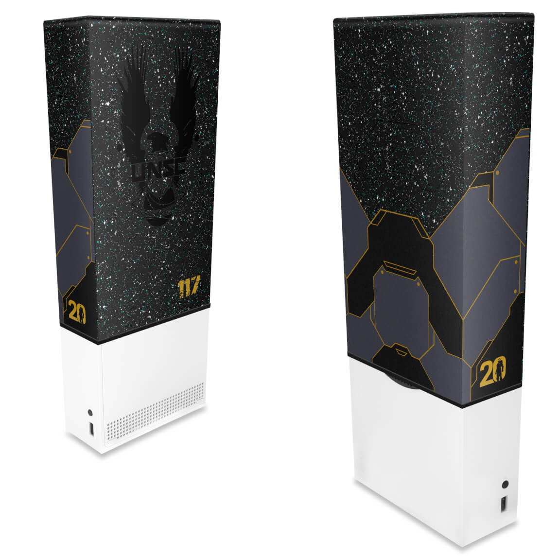 Capa Xbox Series S Anti Poeira Vertical - Halo Infinite Bundle