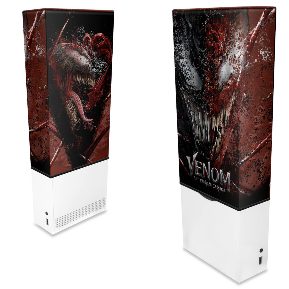 Capa Anti Poeira Xbox Series S Vertical - Venom Tempo de Carnificina