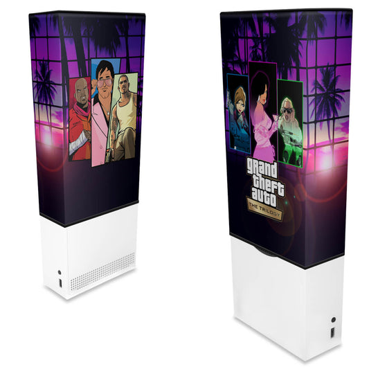 Capa Xbox Series S Anti Poeira Vertical - GTA The Trilogy