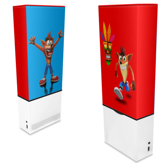 Capa Xbox Series S Anti Poeira Vertical - Crash Bandicoot