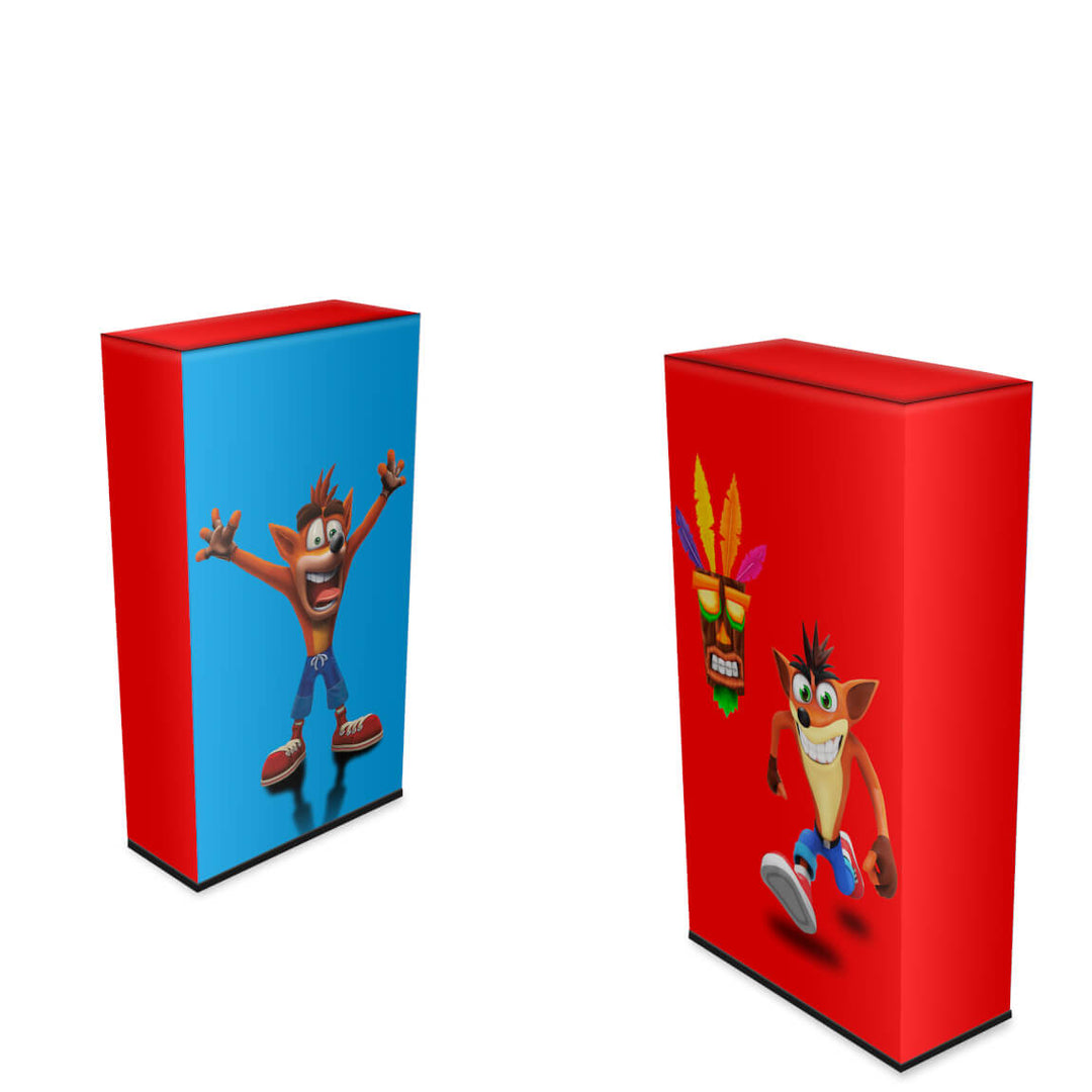 Capa Anti Poeira Xbox Series S Vertical - Crash Bandicoot - Pop Arte Skins - foto 2
